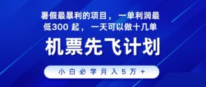 2024最新项目冷门暴利，整个暑假都是高爆发期，一单利润300+，每天可批量操作十几单-副业吧