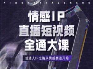 情感IP直播短视频全通大课，普通人IP之路从情感赛道开始-副业吧