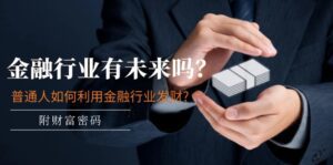 （11499期）某付费文章：金融行业有未来吗？普通人如何利用金融行业发财?(附财富密码)-副业吧