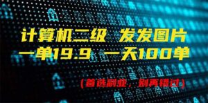 （11715期）计算机二级，一单19.9 一天能出100单，每天只需发发图片（附518G资料）-副业吧