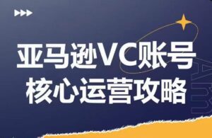 亚马逊VC账号核心玩法解析，实战经验拆解产品模块运营技巧，提升店铺GMV，有效提升运营利润-副业吧