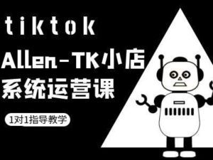 TK小店系统运营课-tiktok跨境电商教程-副业吧