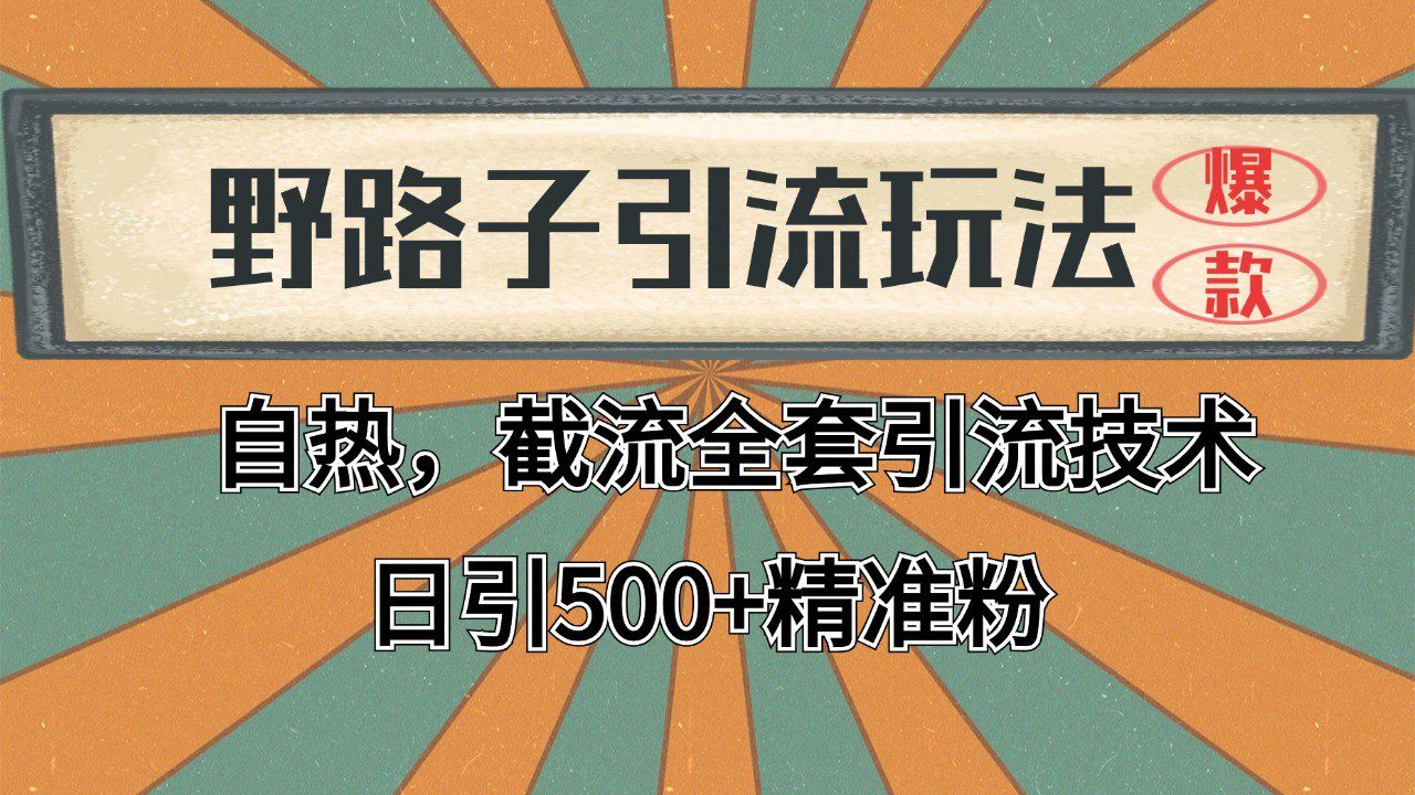 抖音小红书视频号全平台引流打法,全自动引流日引2000+精准客户-副业吧