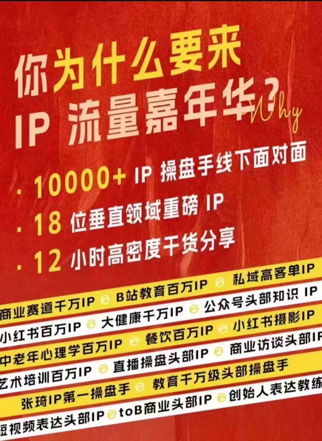群响IP流量嘉年华，​现场视频+IP江湖2024典藏版PPT-副业吧