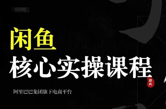 2024闲鱼核心实操课程，从养号、选品、发布、销售，教你做一个出单的闲鱼号-副业吧
