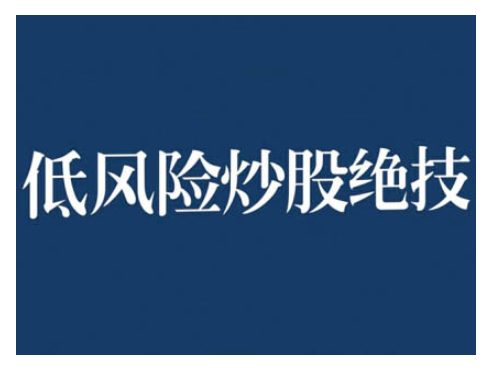 2024低风险股票实操营,低风险,高回报-副业吧