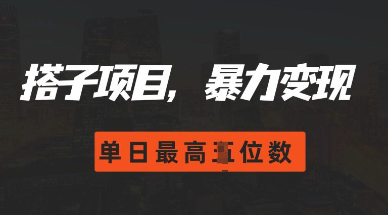2024搭子玩法,0门槛,暴力变现,单日最高破四位数-副业吧