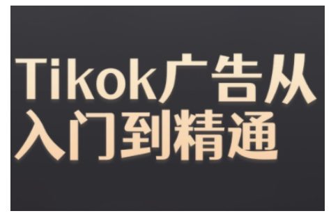 Tiktok Ads实操教程，Tiktok广告从入门到精通-副业吧