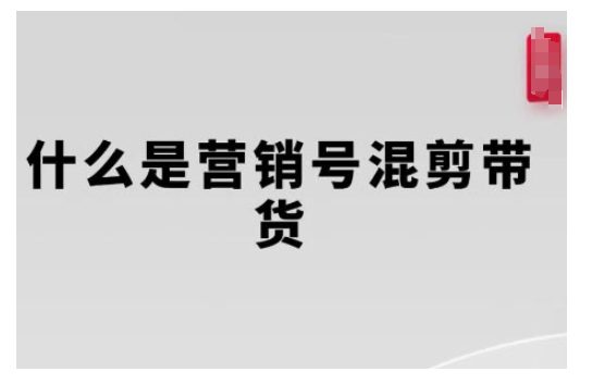 营销号混剪带货,从内容创作到流量变现的全流程,教你用营销号形式做混剪带货-副业吧