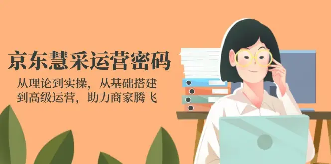 京东慧采运营密码：从理论到实操，从基础搭建到高级运营，助力商家腾飞-副业吧