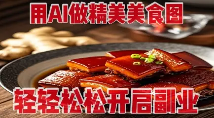 用AI做精美美食图，无需专业设备拍摄，轻轻松松开启副业-副业吧