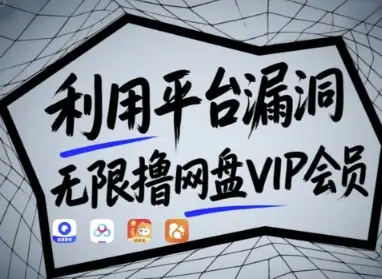 利用平台漏洞，无限撸网盘VIP会员，用户亲测有效!【漏洞原理+操作演示】-副业吧