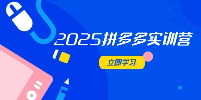 2025拼多多实训营：深度剖析运营关键，助力电商人快速提升-副业吧