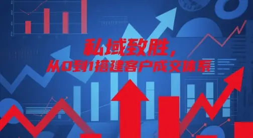 私域致胜，从0到1搭建客户成交体系-副业吧