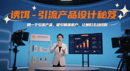 诱饵-引流产品设计秘笈，用一个引流产品，吸引精准客户，让他们主动找你-副业吧