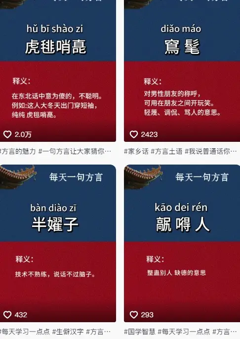 抖音最新涨粉玩法，图文方言暴力涨粉实操，126作品涨粉11W