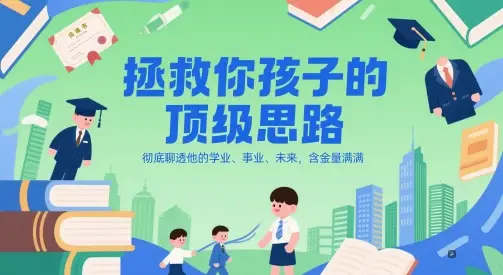 付费文章：拯救你孩子的顶级思路，彻底聊透他的学业、事业、未来，含金量满满-副业吧