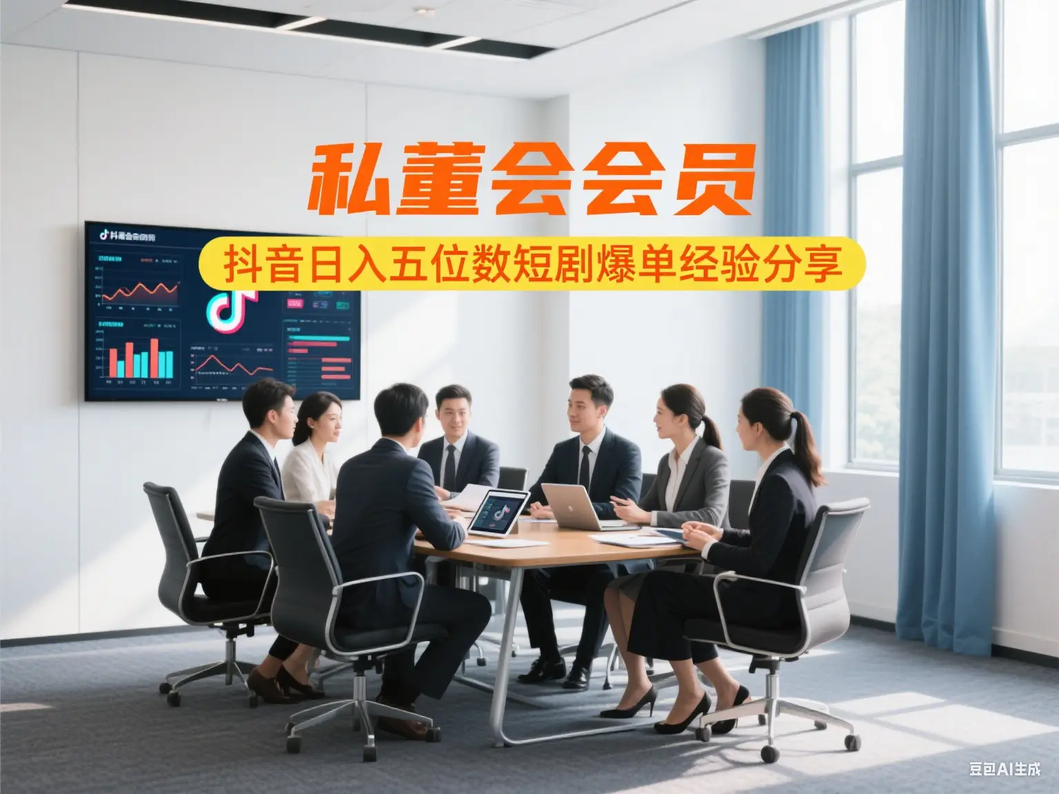 私董会会员 抖音日入五位数短剧爆单经验分享-副业吧