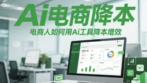 Ai电商降本增效线上课，电商人如何用Ai工具降本增效-副业吧