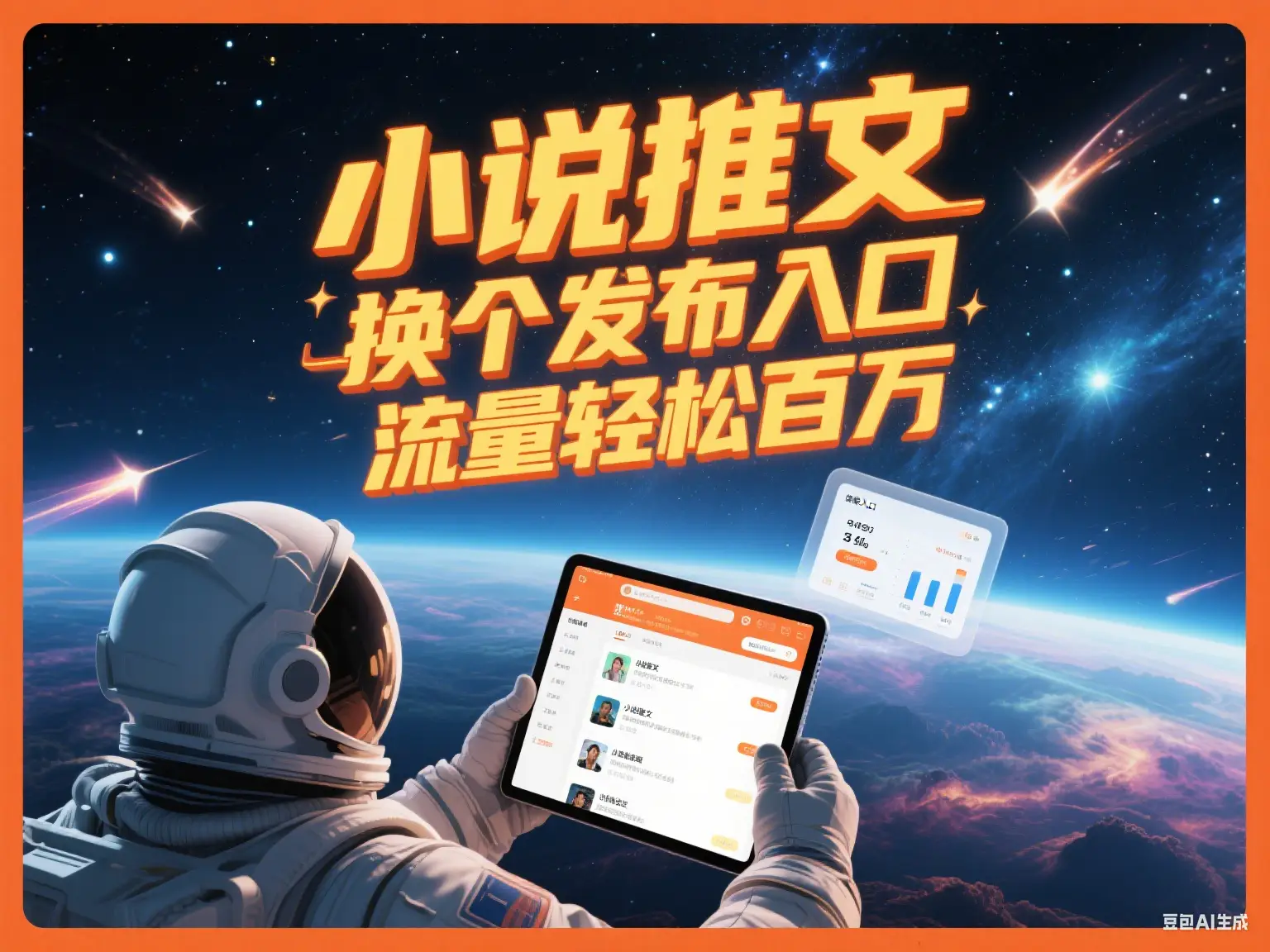 小说推文 换个发布入口 流量轻松百万-副业吧