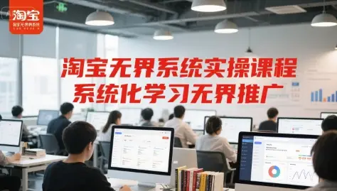 淘宝无界系统实操课程，系统化学习无界推广-副业吧