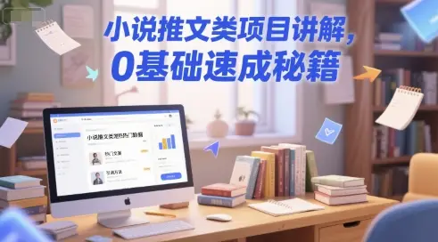 小说推文类项目讲解，0 基础速成秘籍-副业吧