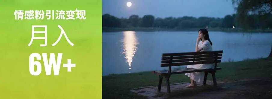情感粉引流变现实操课:单月变现6w+,情感粉引流变现实操课-副业吧