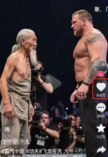 10W+点赞500W播放，用AI制作中国老头和外国拳王格斗视频，条条原创，快速涨粉变现-创业猫