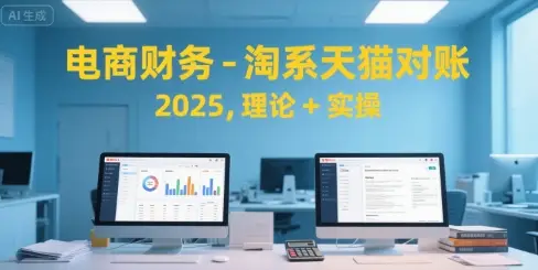 电商财务-淘系天猫对账2025，理论+实操-副业吧