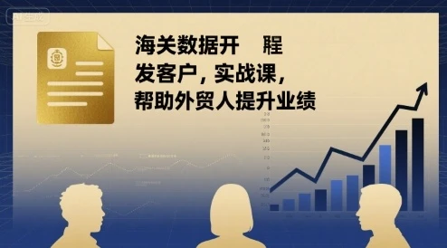 【精】海关数据开发客户实战课，帮助外贸人提升业绩-副业吧