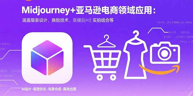 Midjourney+电商领域商业应用：涵盖服装设计、换脸技术、实拍结合等-副业吧