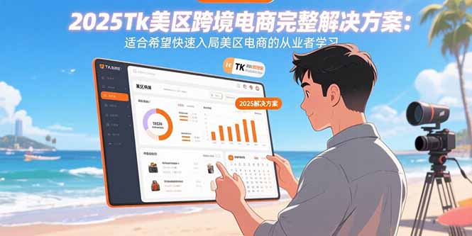 2025Tk美区跨境电商完整解决方案：适合希望快速入局美区电商的从业者学习-副业吧