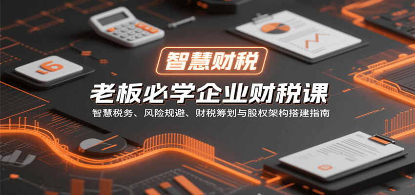 老板必学企业财税课：智慧税务、风险规避、财税筹划与股权架构搭建指南-副业吧