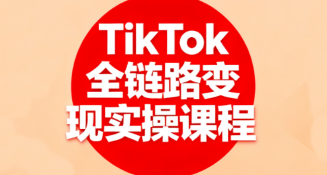 小杨老师·TikTok全链路变现实操课程-副业吧