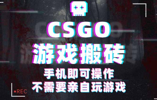 CSGO游戏挂机捡漏,单日扫货500+,年底小高峰上车可吃肉,手机即可操作…-副业吧
