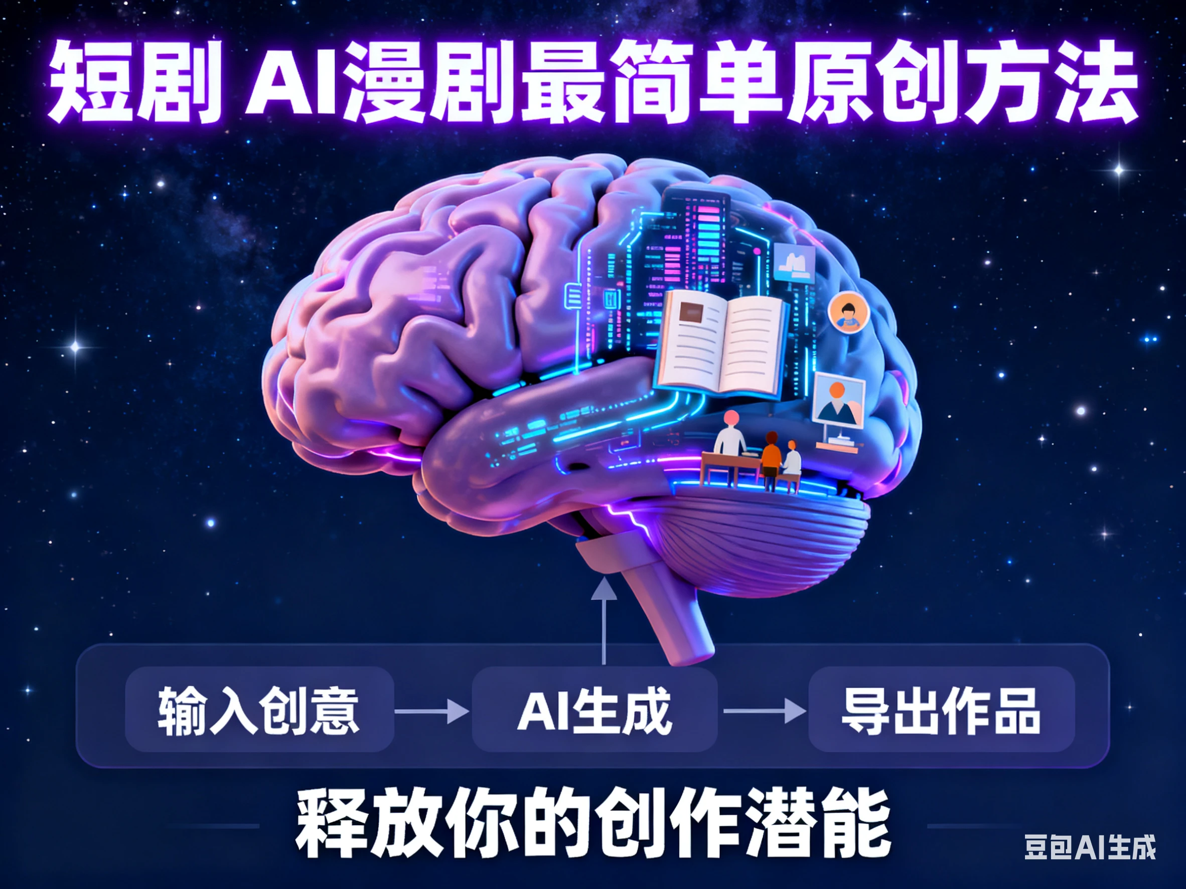 【精】短剧 AI 漫剧最简单原创方法-副业吧