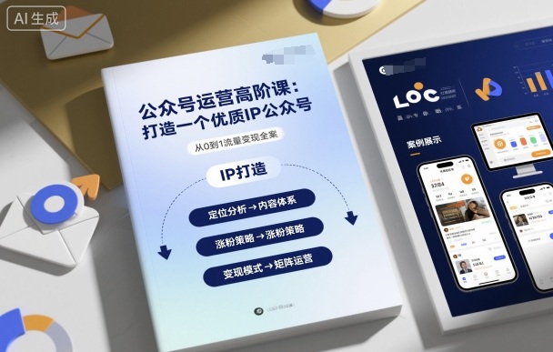 公众号运营高阶课,打造一个优质IP公众号-副业吧