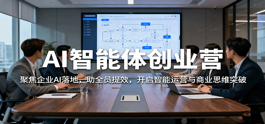 AI智能体创业营:聚焦企业AI落地,助全员提效,开启智能运营与商业思维突破-副业吧