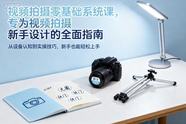视频拍摄零基础系统课，专为视频拍摄新手设计的全面指南-副业吧