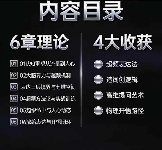 (18970期)马大个高维表达全套实战课,跳出普通口才教学,大脑超频训练打造原创思想IP体系-副业吧