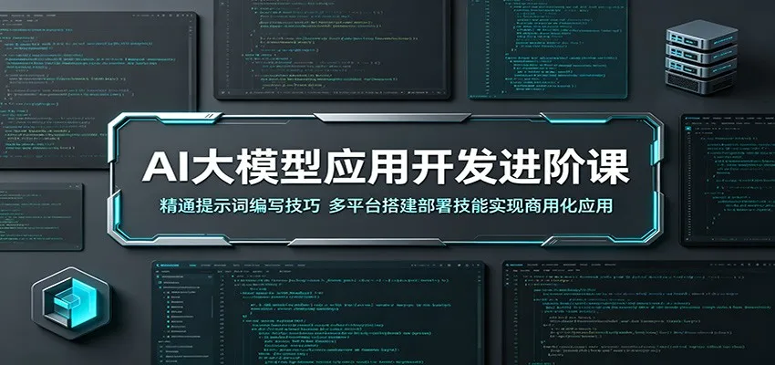 AI大模型应用开发进阶课：精通提示词编写技巧，多平台搭建部署技能实现商用化应用-副业吧