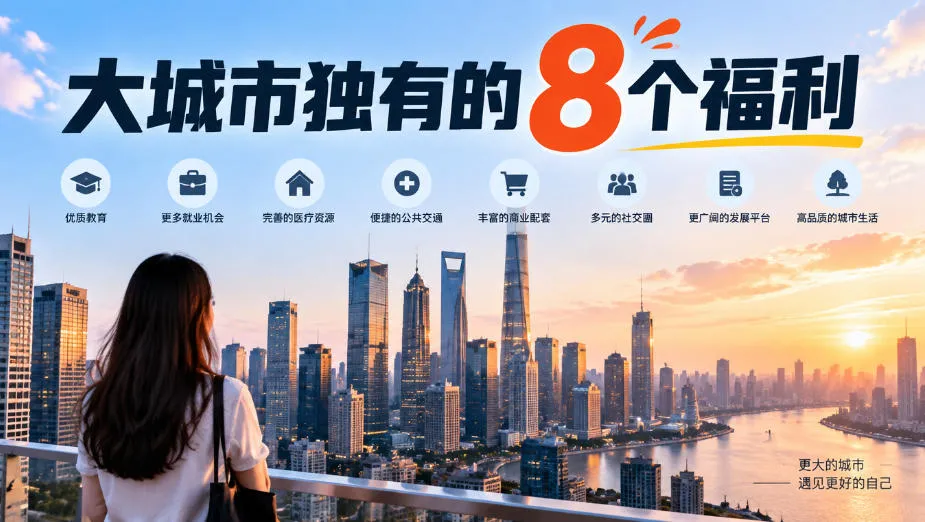 某公众号付费文章：大城市独有的8个福利-副业吧