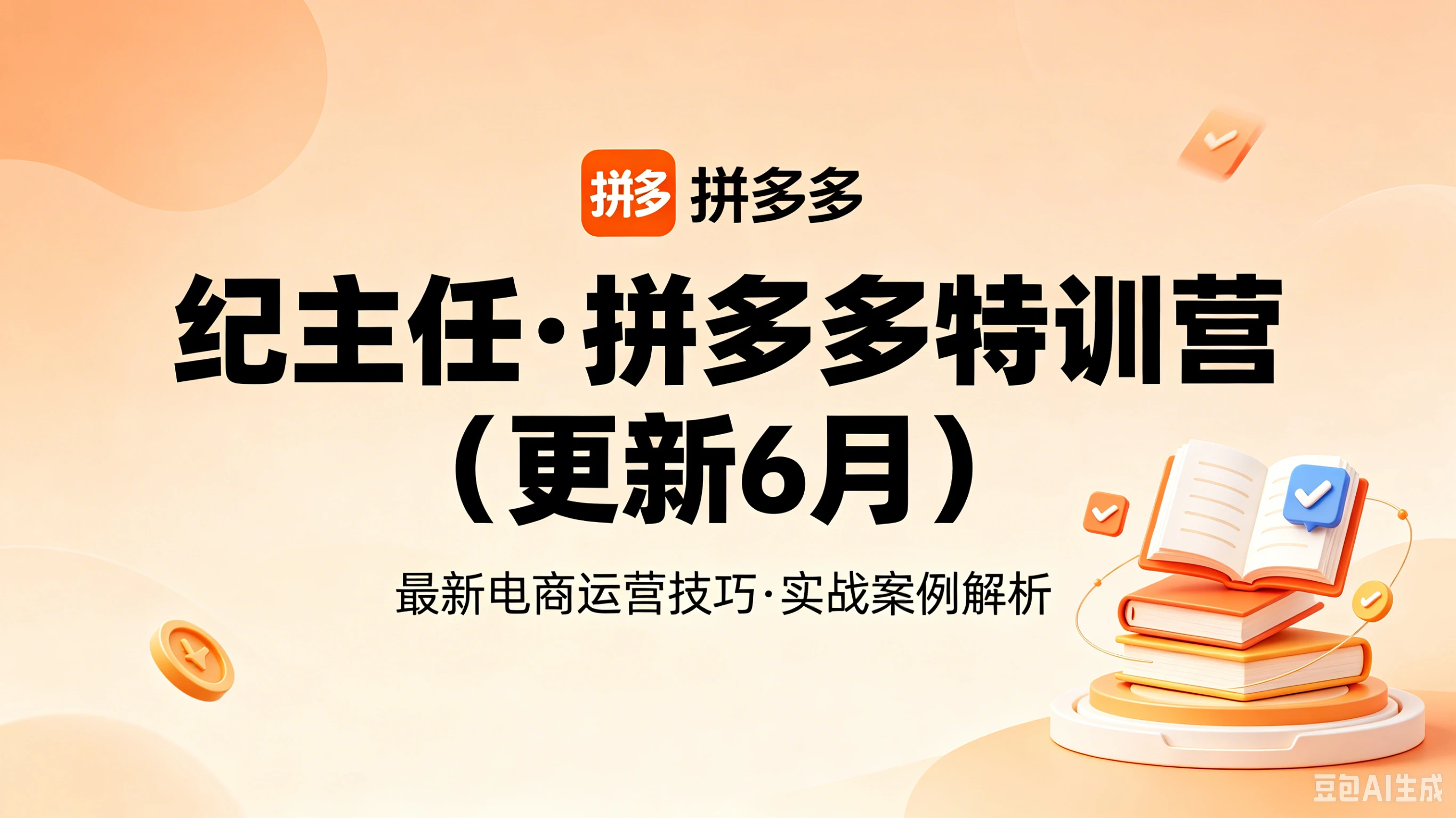 【精】纪主任·拼多多特训营(更新6月)-副业吧