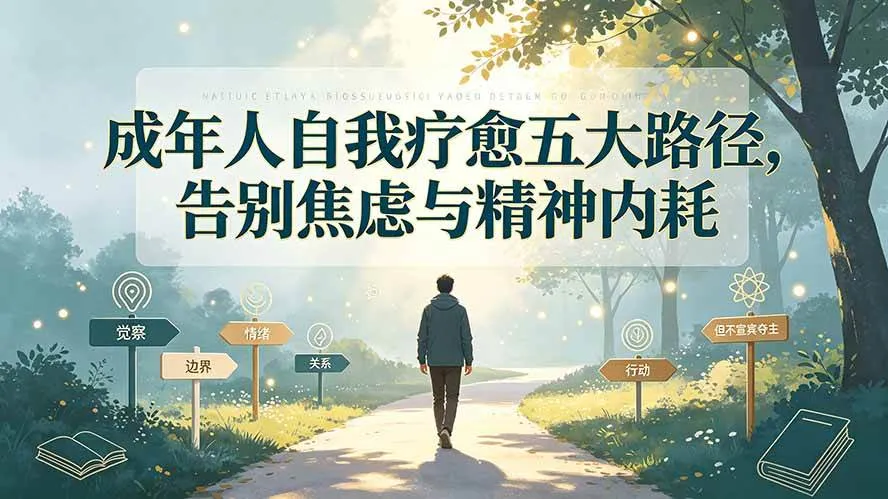 (19516期)付费文章:成年人自我疗愈五大路径,告别焦虑与精神内耗-副业吧 (19516期)付费文章:成年人自我疗愈五大路径,告别焦虑与精神内耗-副业吧