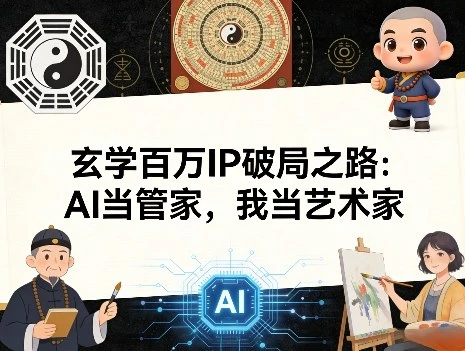 【精】群响夜话会288期 玄学百万IP破局之艺术家AI当管家我当艺术家-副业吧