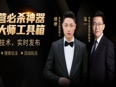 【精】多多大师-泓一弟子班实操课程-掌握实操-拼多多教程2026.4.22-副业吧