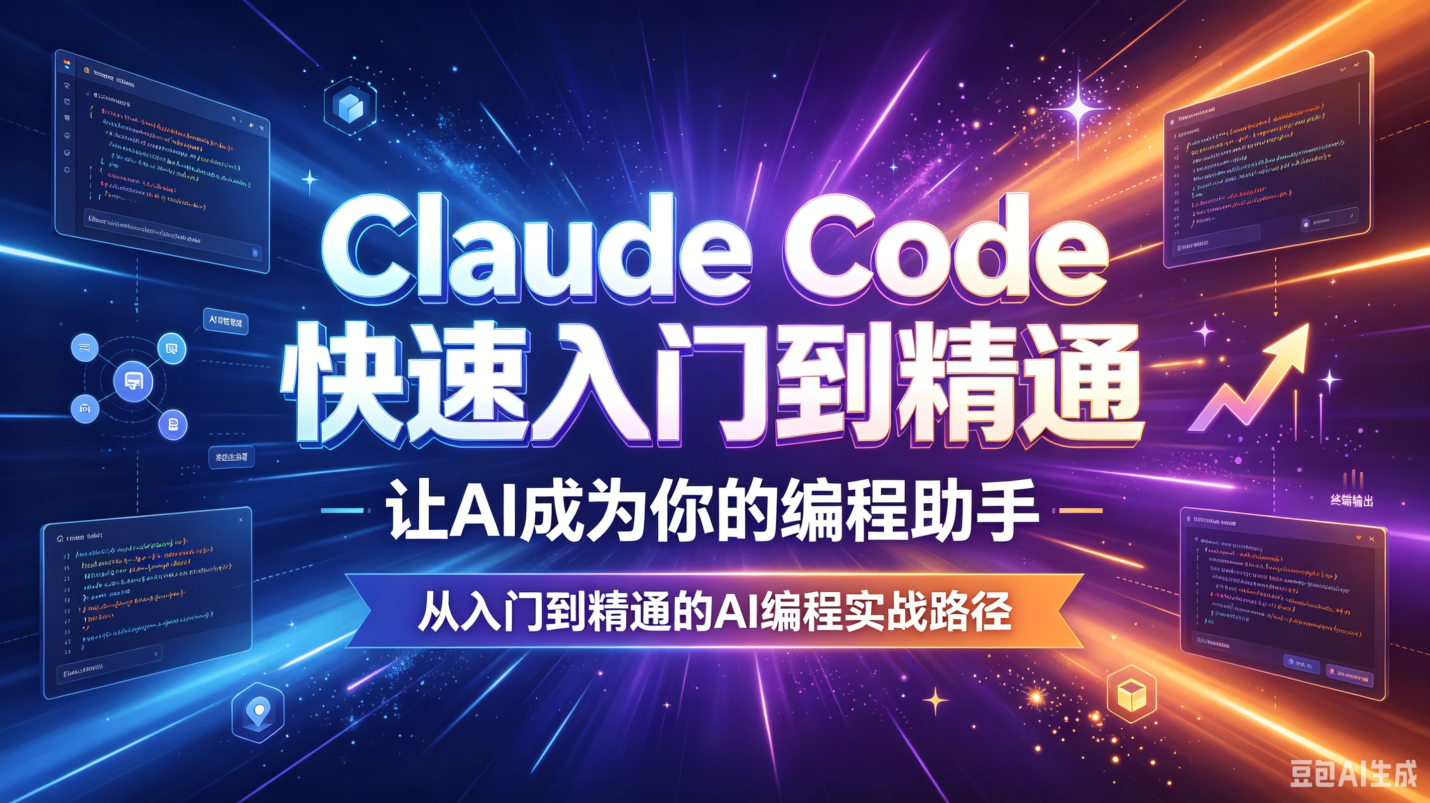 【精】Claude Code快速入门到精通,让AI成为你的编程助手,从入门到精通的AI编程实战路径-副业吧