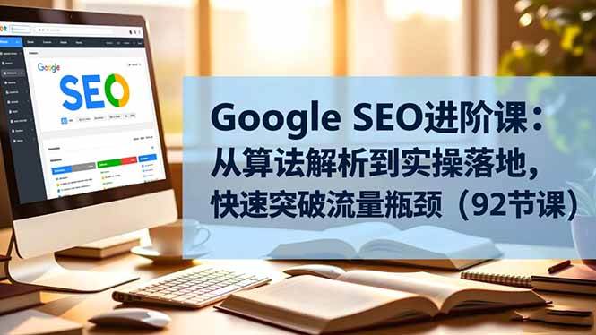 (16576期)Google SEO进阶课:从算法解析到实操落地,快速突破流量瓶颈(92节课)-副业吧