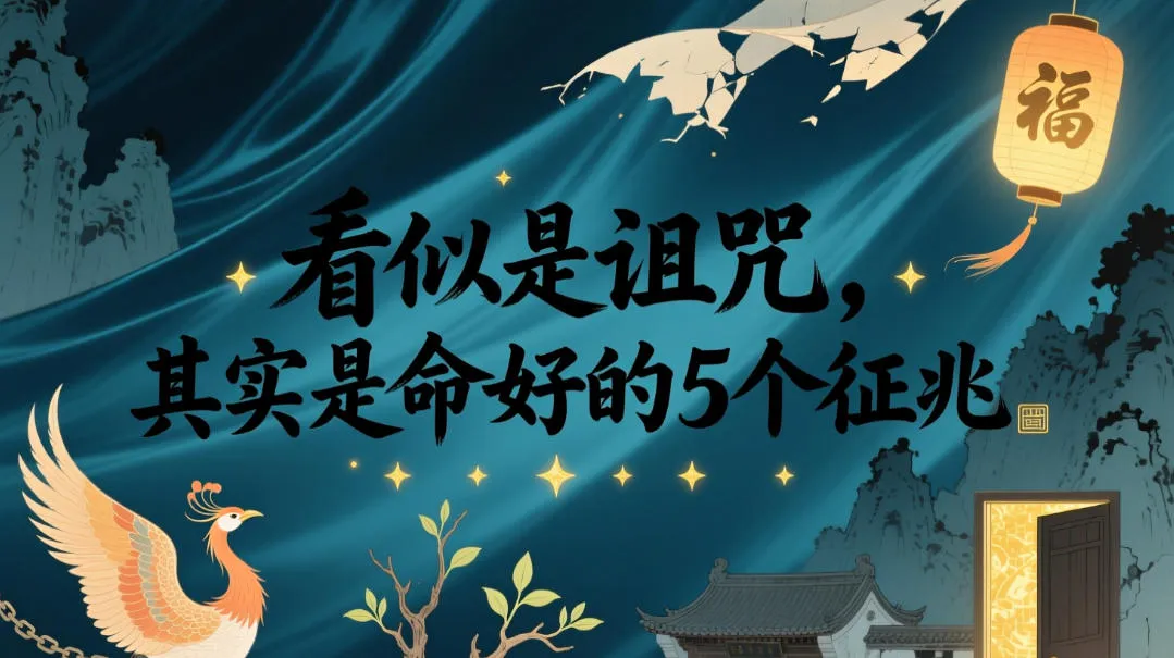 付费文章：看似是诅咒，其实是命好的5个征兆-副业吧