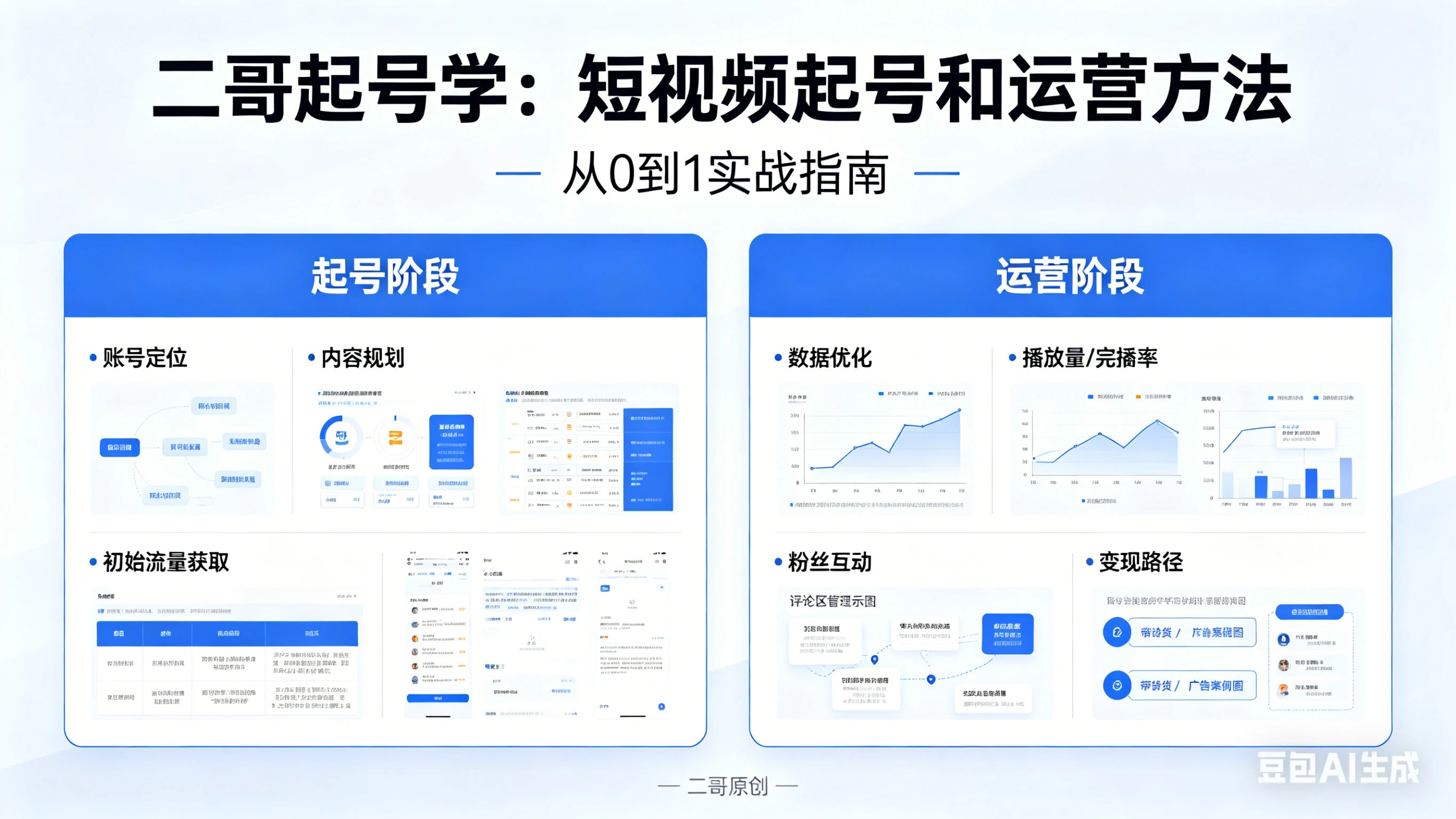 【精】二哥起号学：短视频起号和运营方法-副业吧